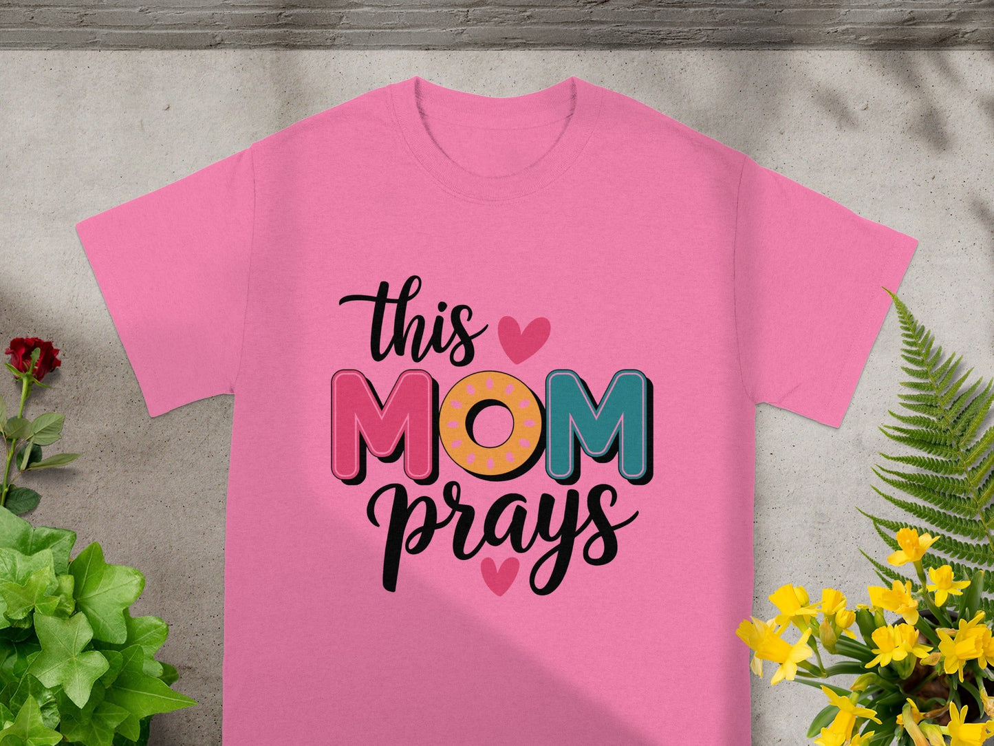 This Mom Prays Shirt for Mothers Christian Tee