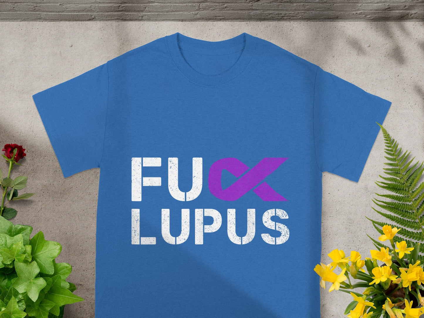Bold FU Lupus Statement T-Shirt for Awareness Campaign