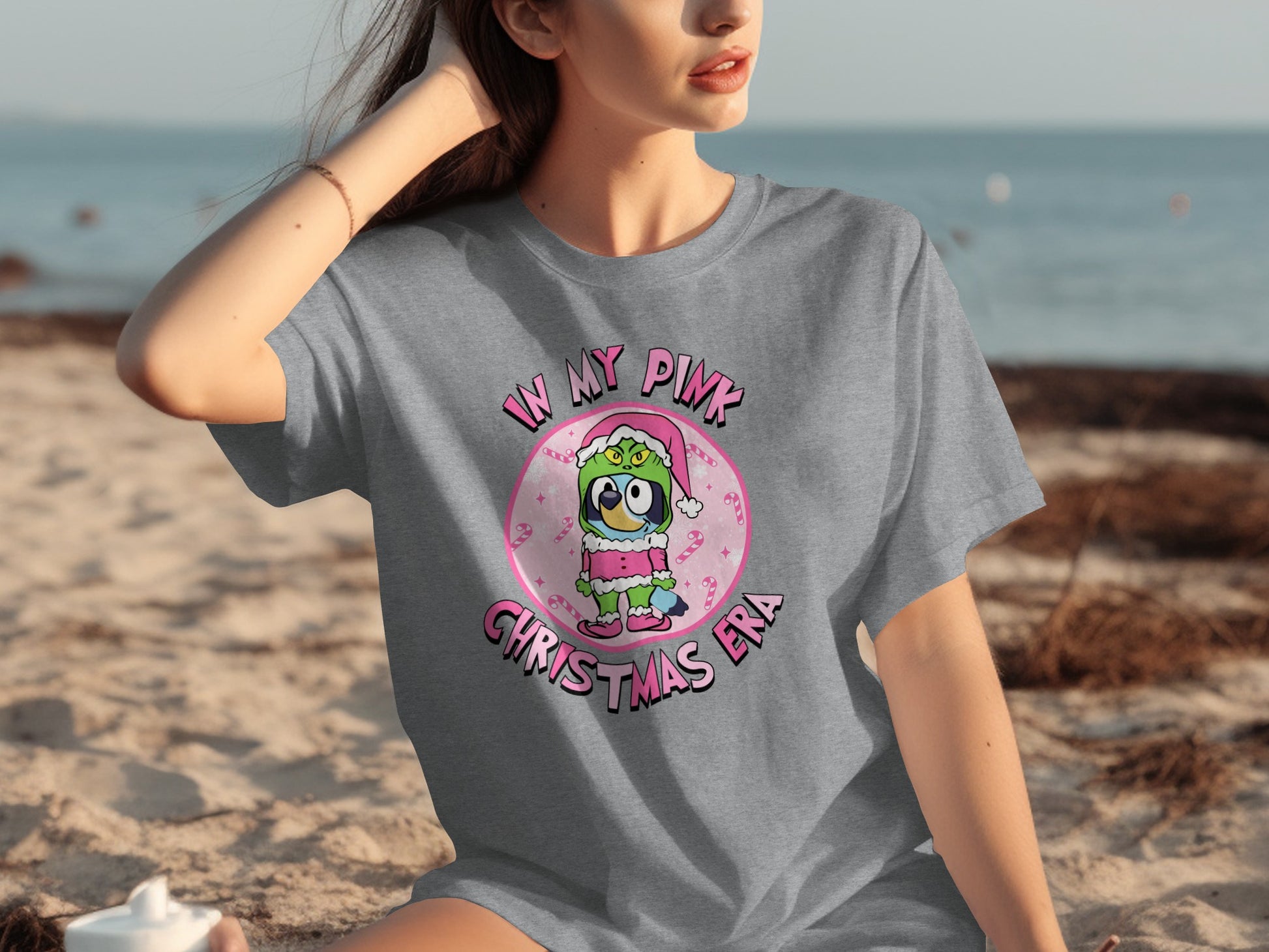 In My Pink Christmas Era Graphic Tee Shirt