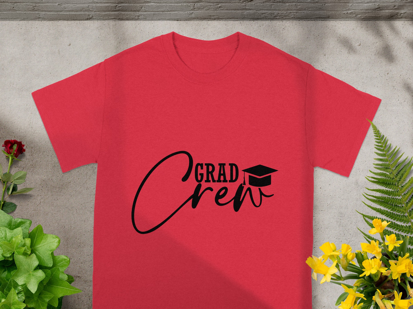 Grad Crew Design T-Shirt for Graduation Celebration