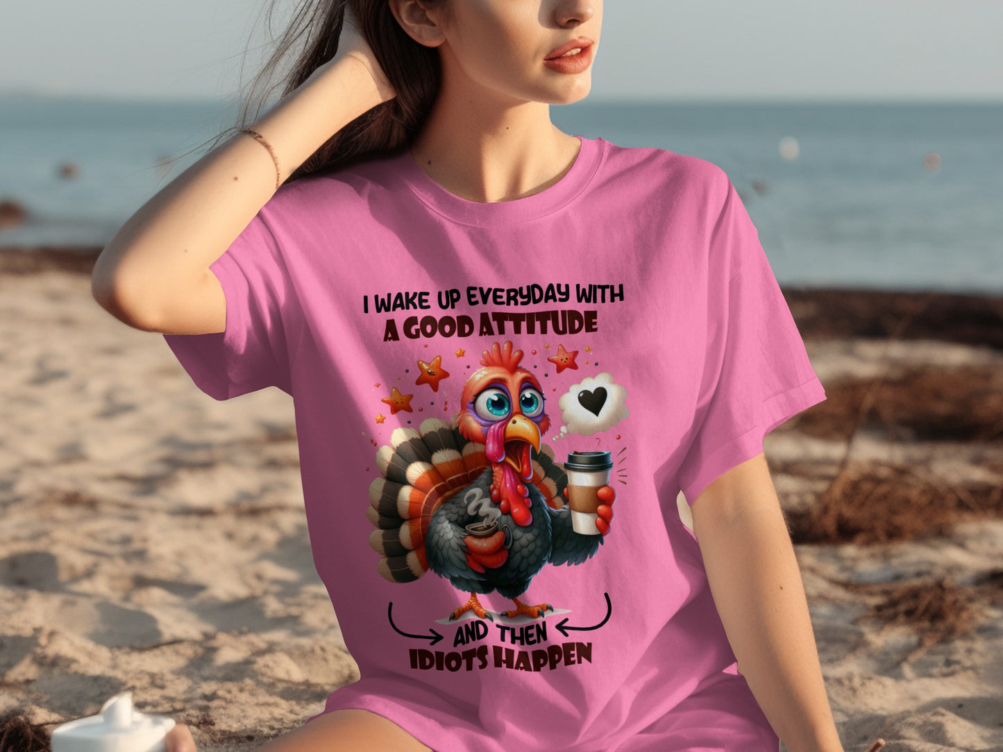 I Wake Up Everyday With A Good Attitude Funny Shirt