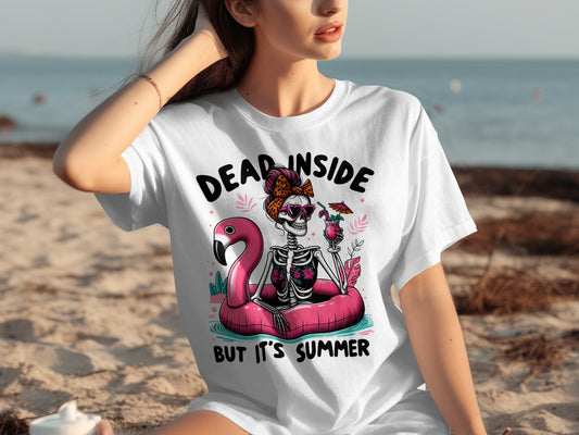 Dead Inside But It's Summer Skeleton Shirt