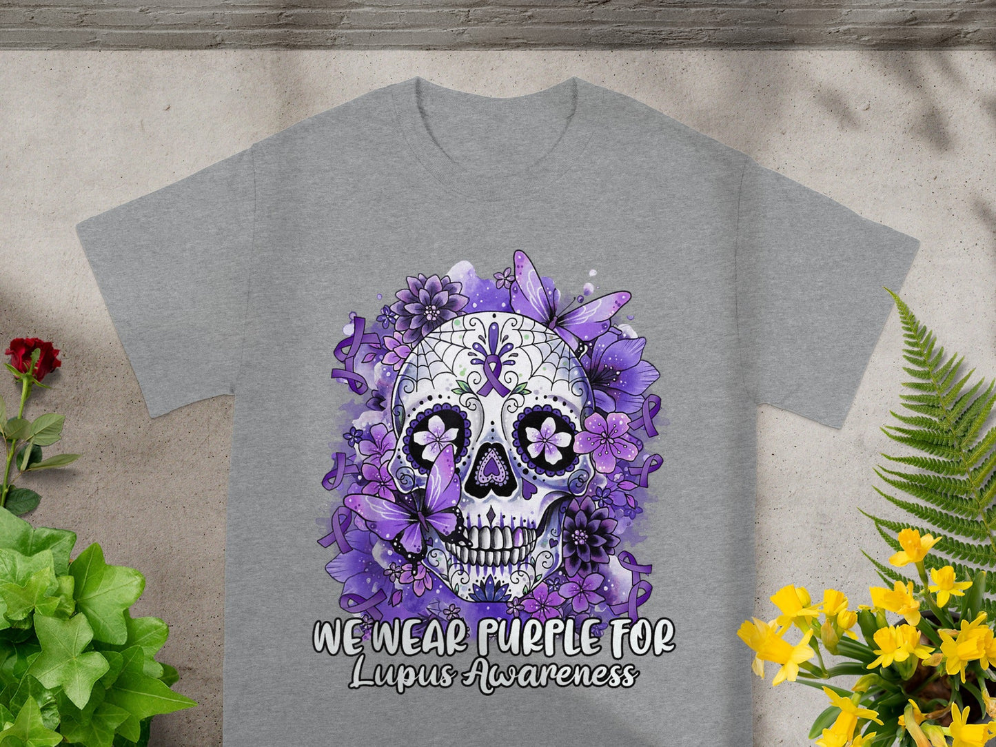 We Wear Purple For Lupus Awareness Graphic T-shirt