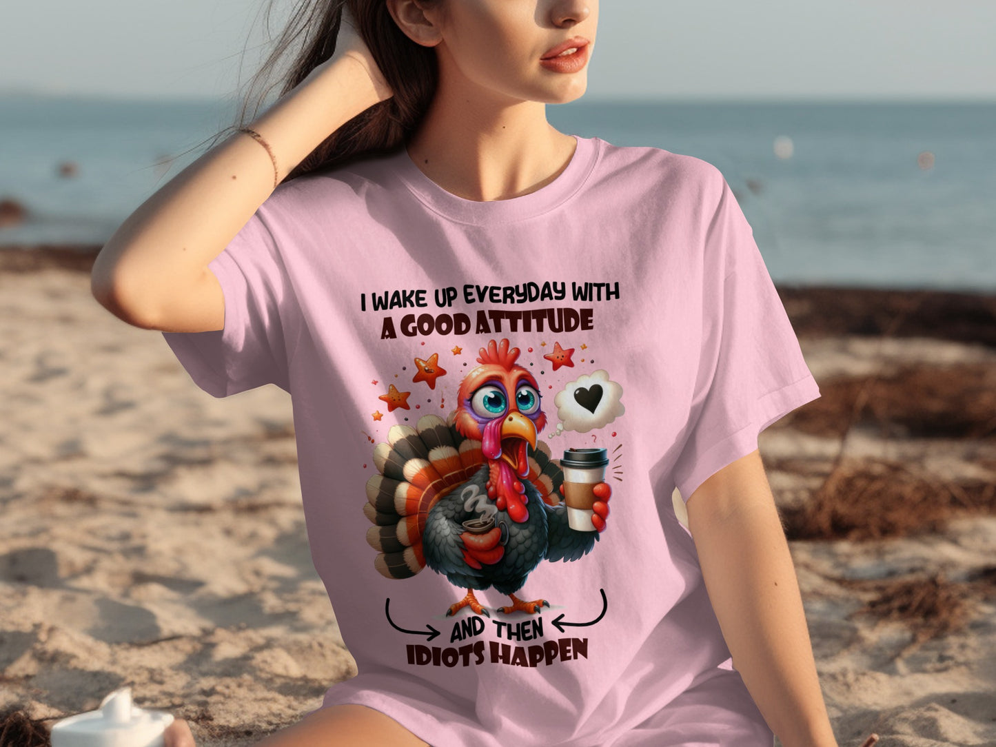 I Wake Up Everyday With A Good Attitude Graphic T-shirt