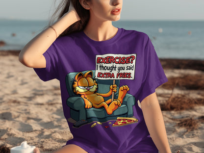Exercise I Thought You Said Extra Fries T-Shirt