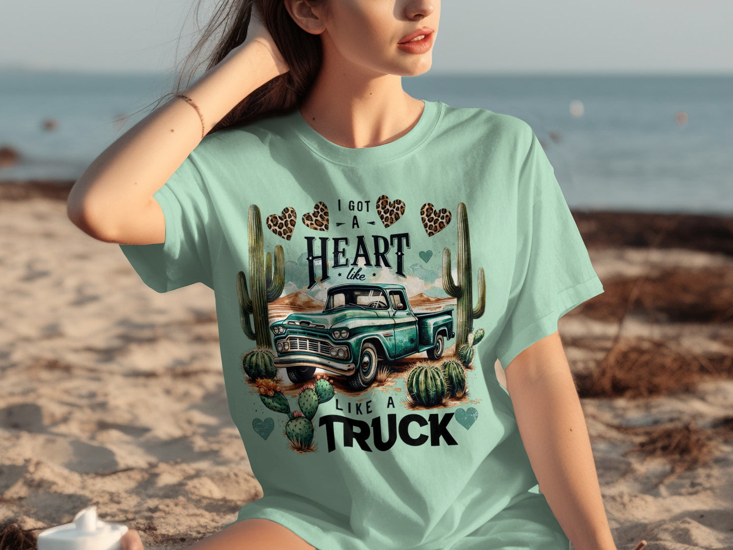 I Got A Heart Like A Truck Graphic Tee Product