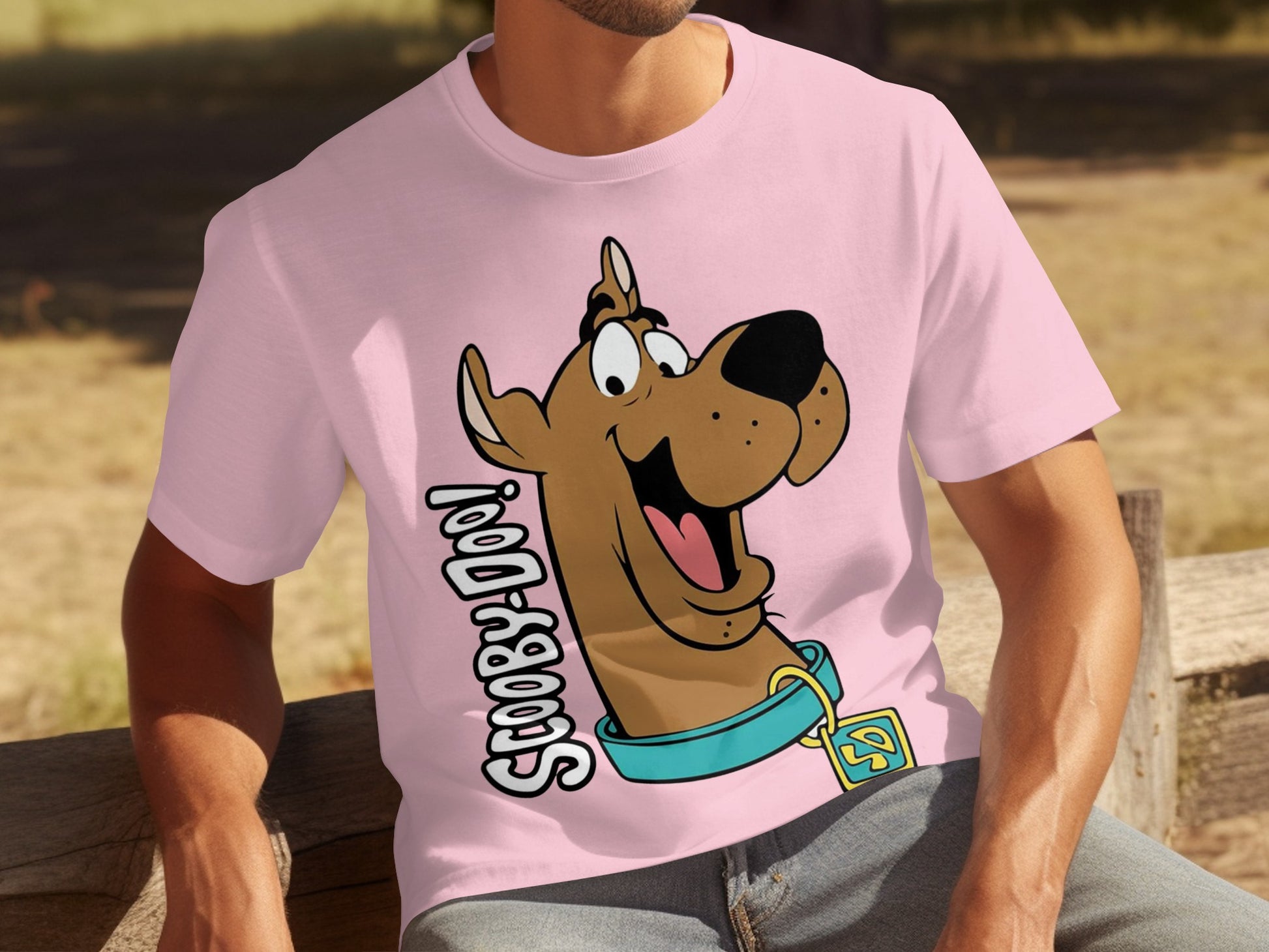 Scooby-Doo Character Graphic Pink T-Shirt