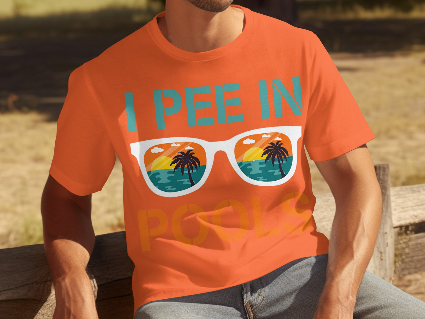 I Pee In Pools Sunglasses Palms Design Product