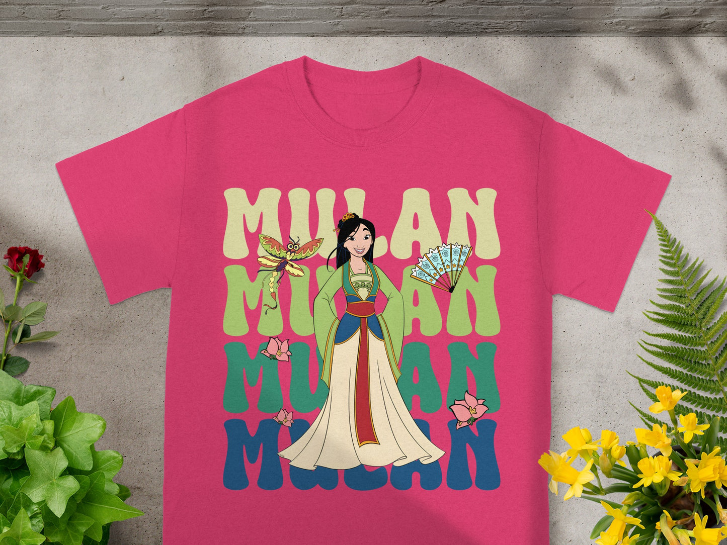 Mulan: Warrior Spirit Retro T-Shirt
