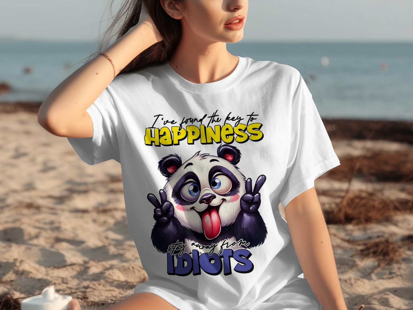 Key to Happiness Stay Away from Idiots T-shirt