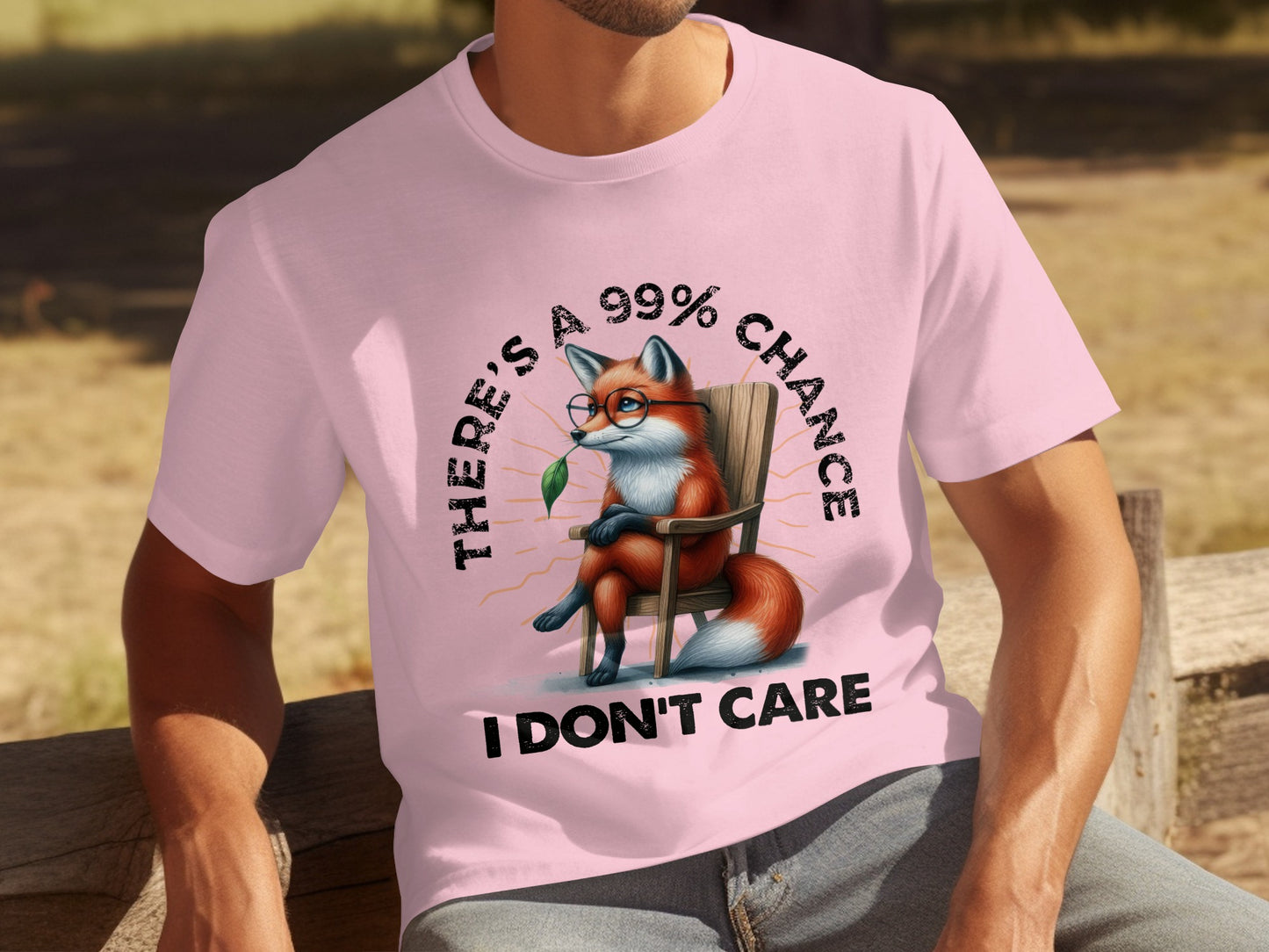There's A 99% Chance I Don't Care Graphic T-shirt