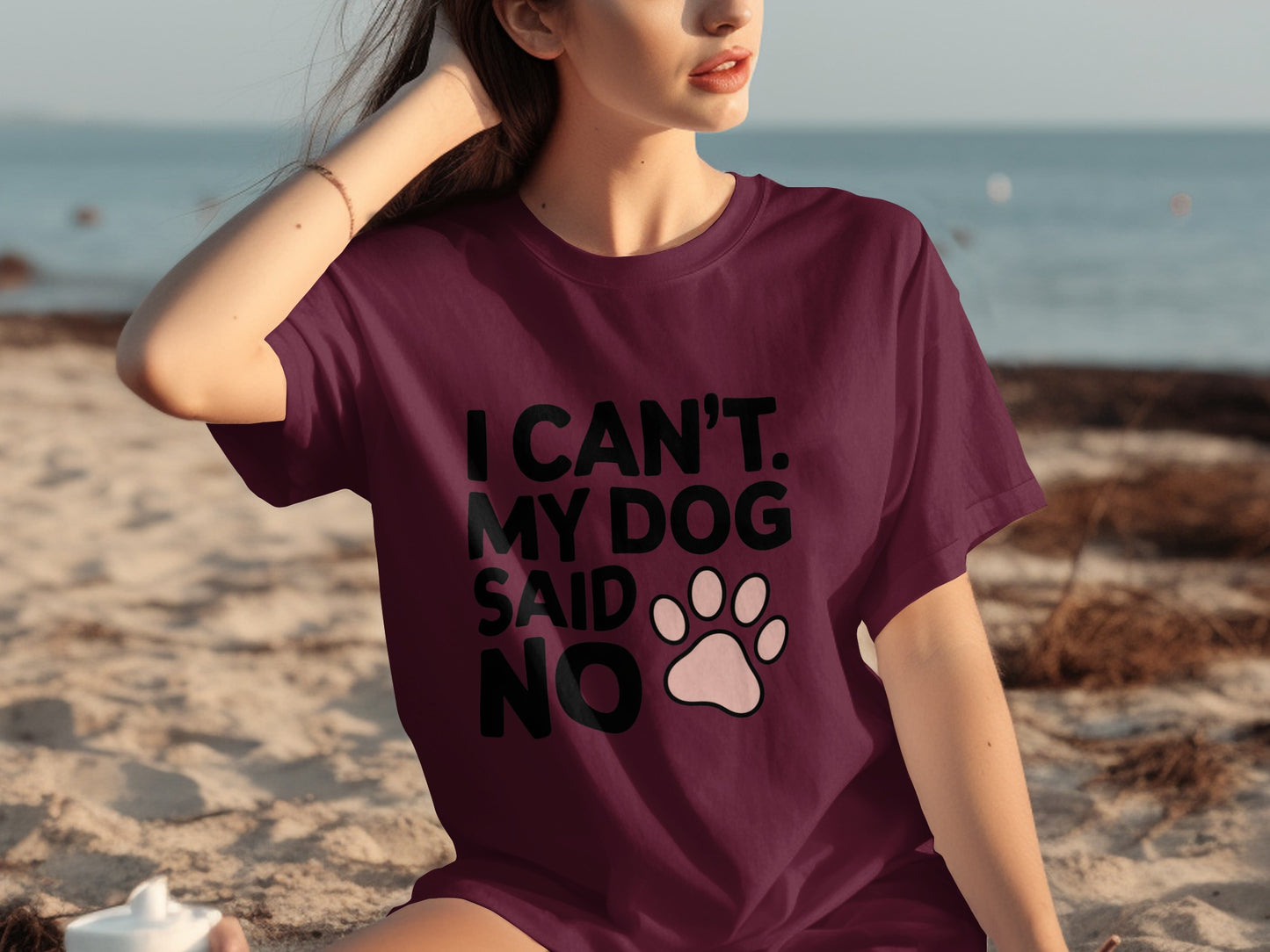 I Can't My Dog Said No T-shirt