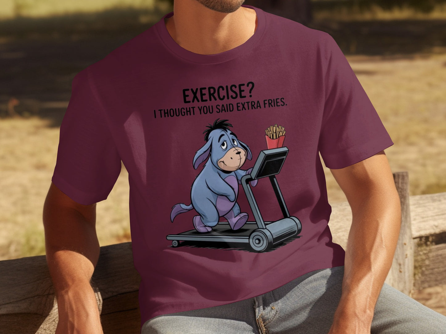 Exercise? I Thought You Said Extra Fries T-Shirt