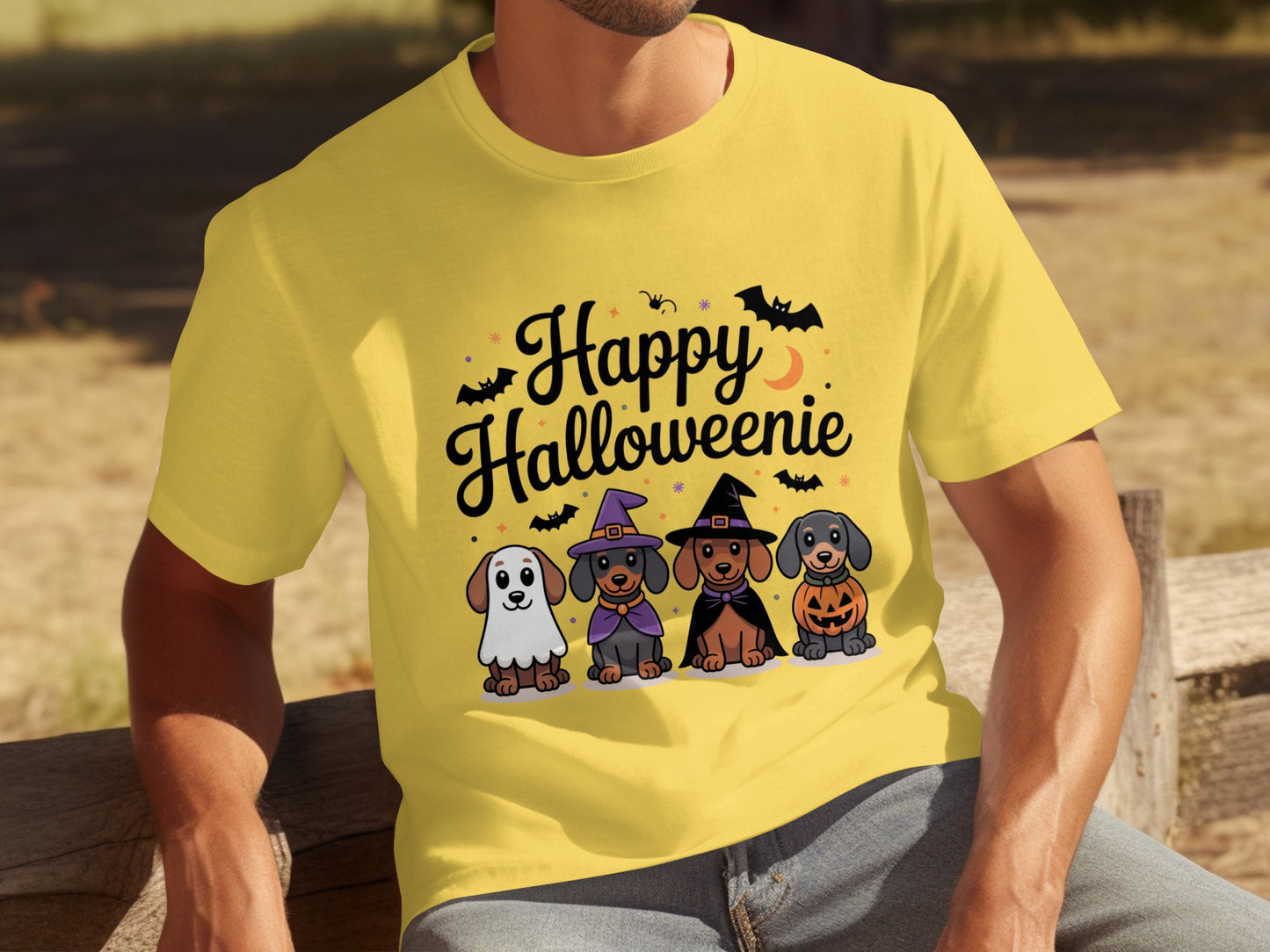 Happy Halloweenie Cute Dogs Halloween Shirt