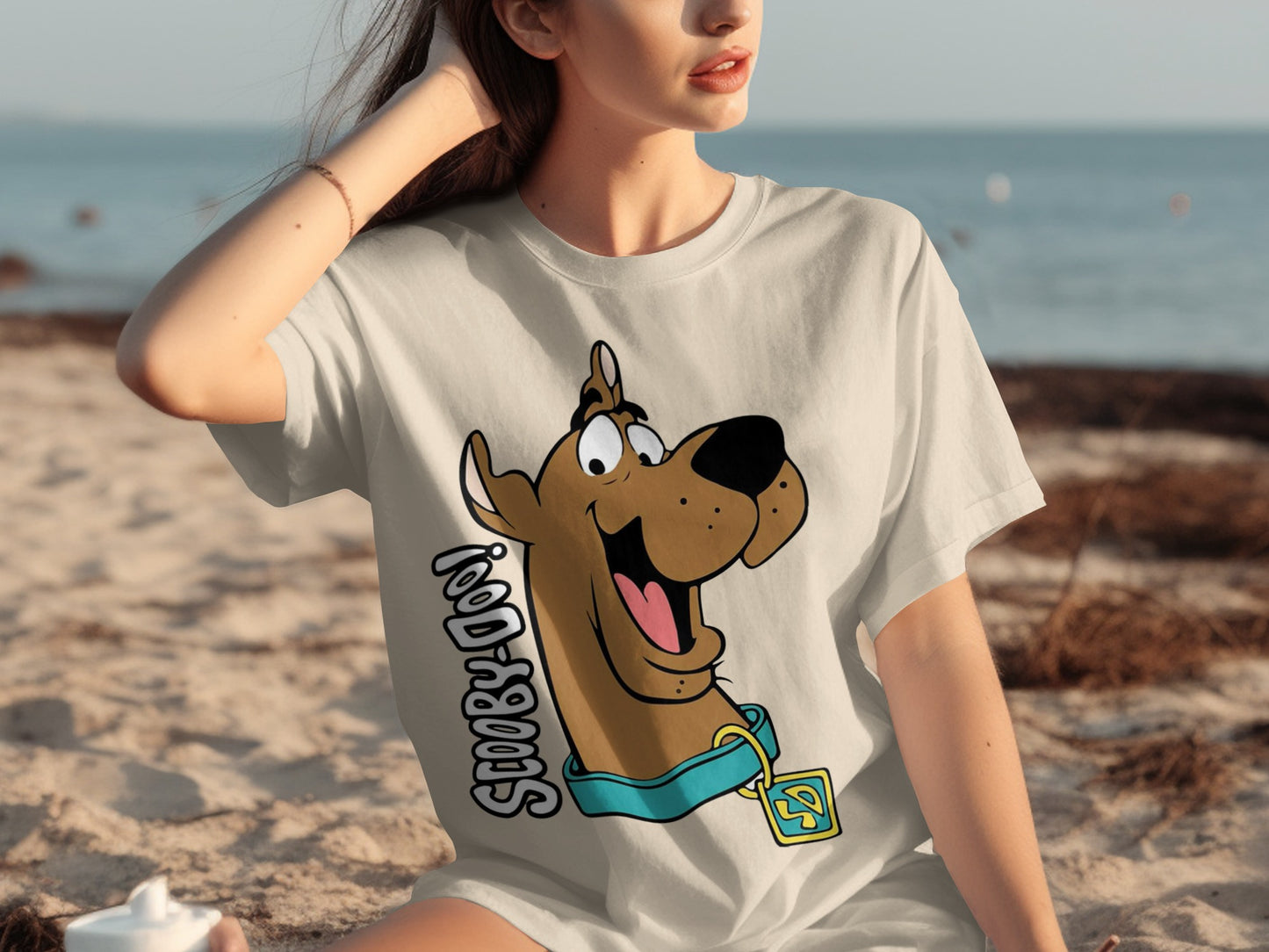 Scooby-Doo Graphic Beachwear Summer Outfit Shirt