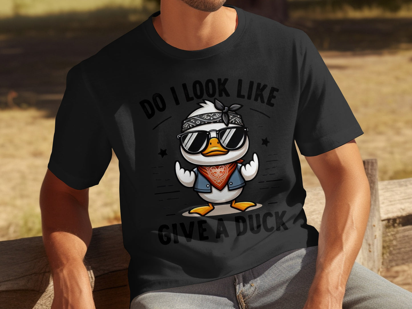 Do I Look Like Give A Duck Funny Graphic T-Shirt