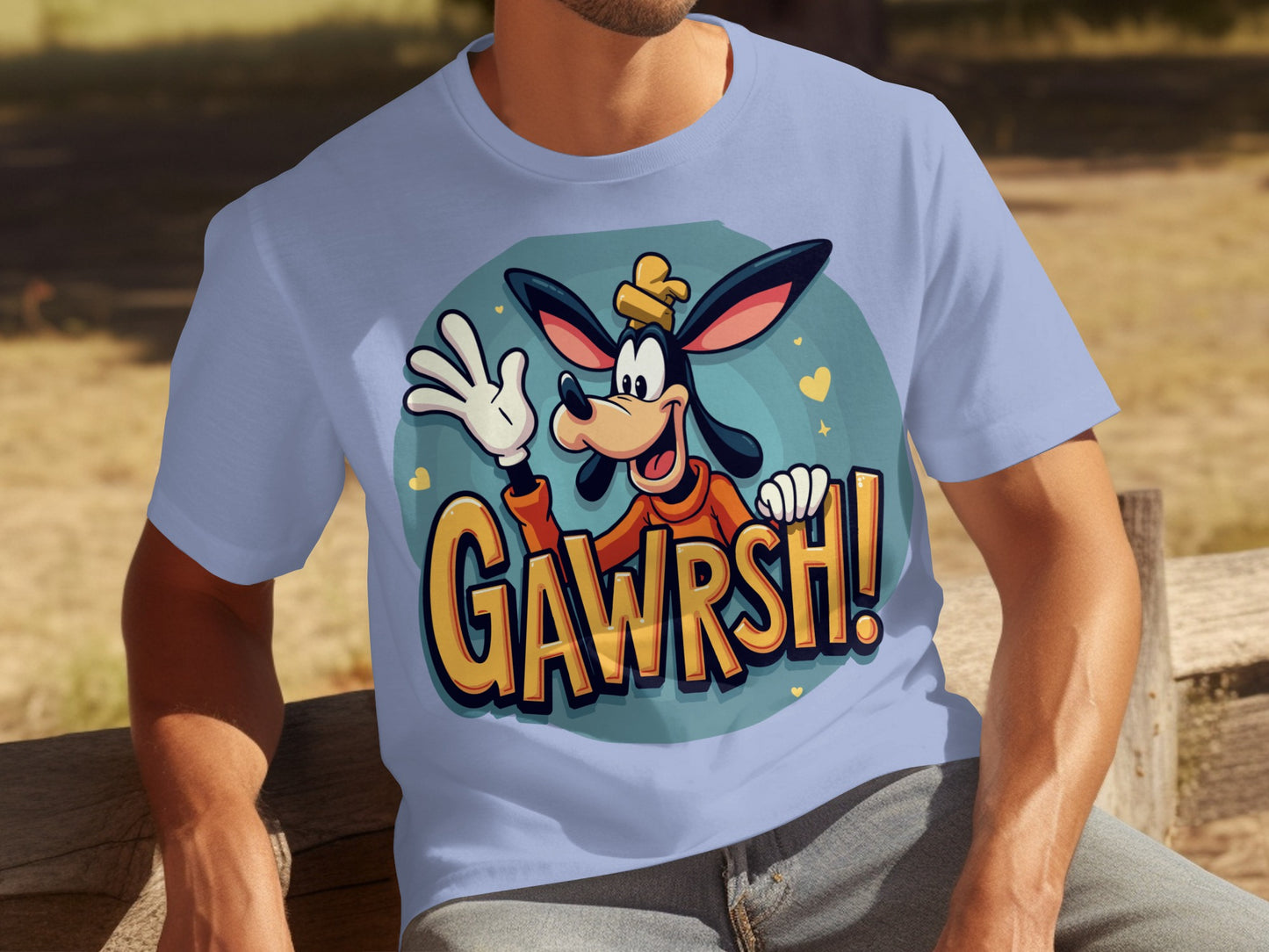 Classic Cartoon Character Gawrsh Graphic T-Shirt