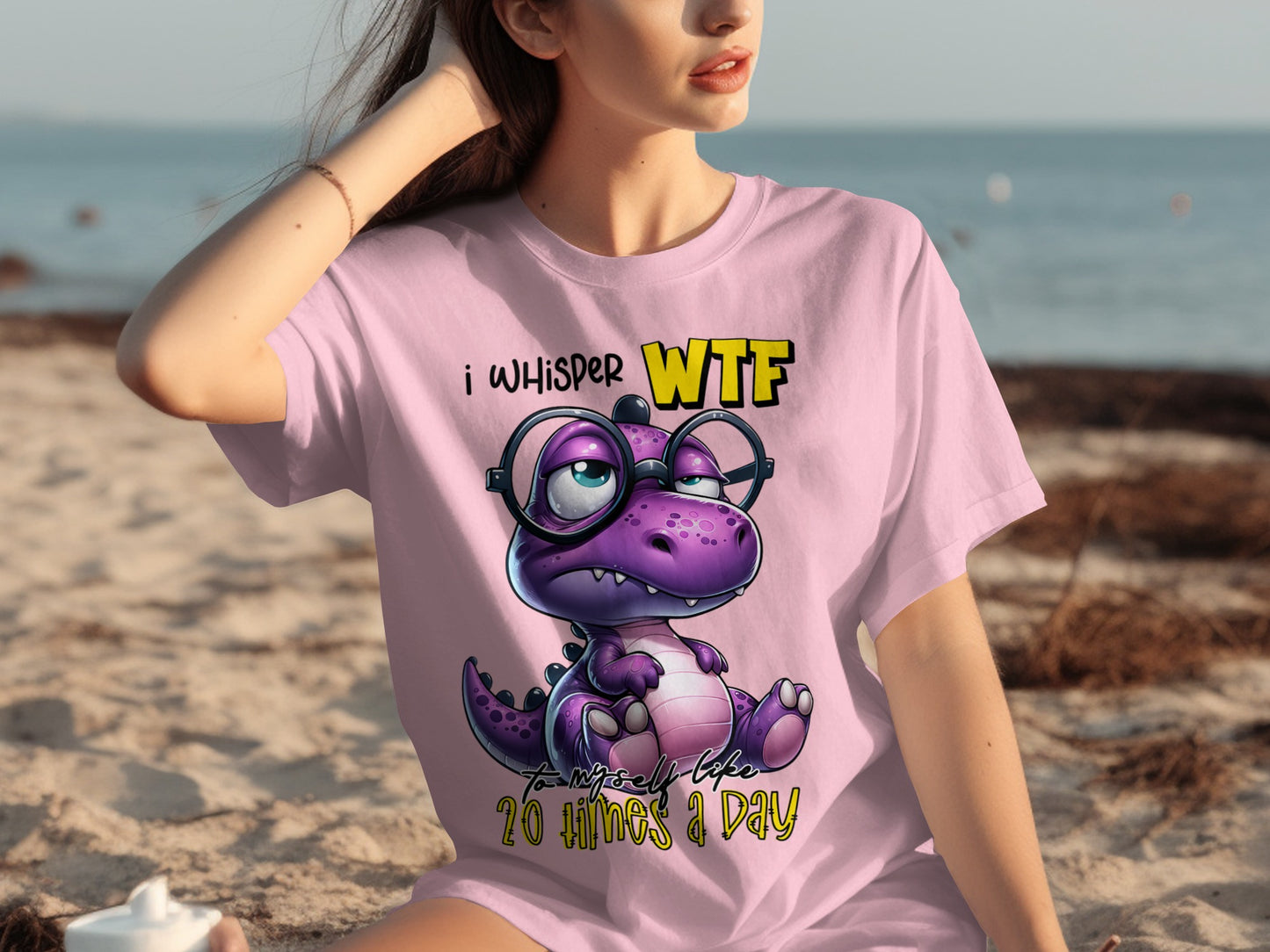 I Whisper WTF Like 20 Times a Day Graphic T-Shirt