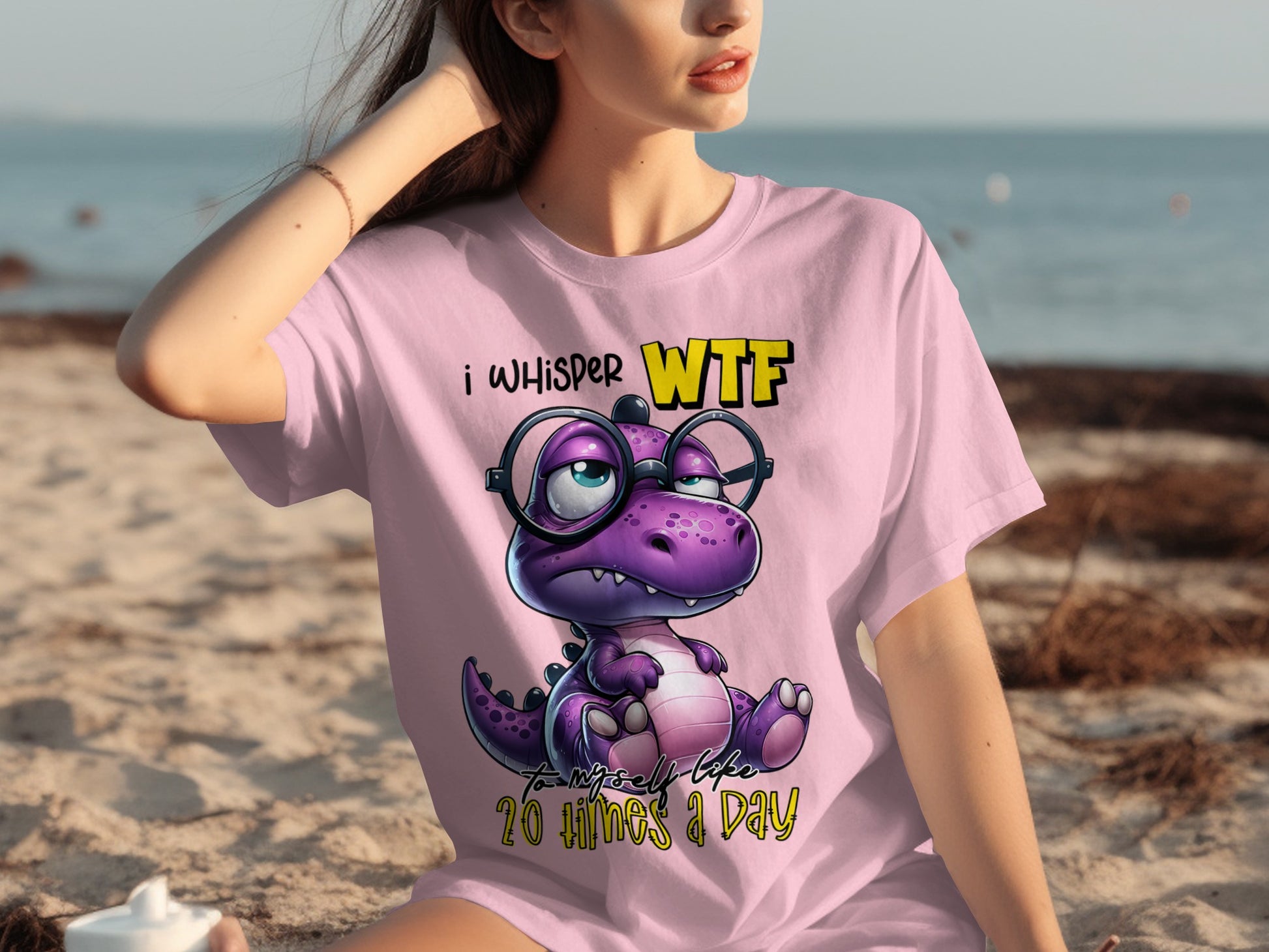 I Whisper WTF Like 20 Times a Day Graphic T-Shirt