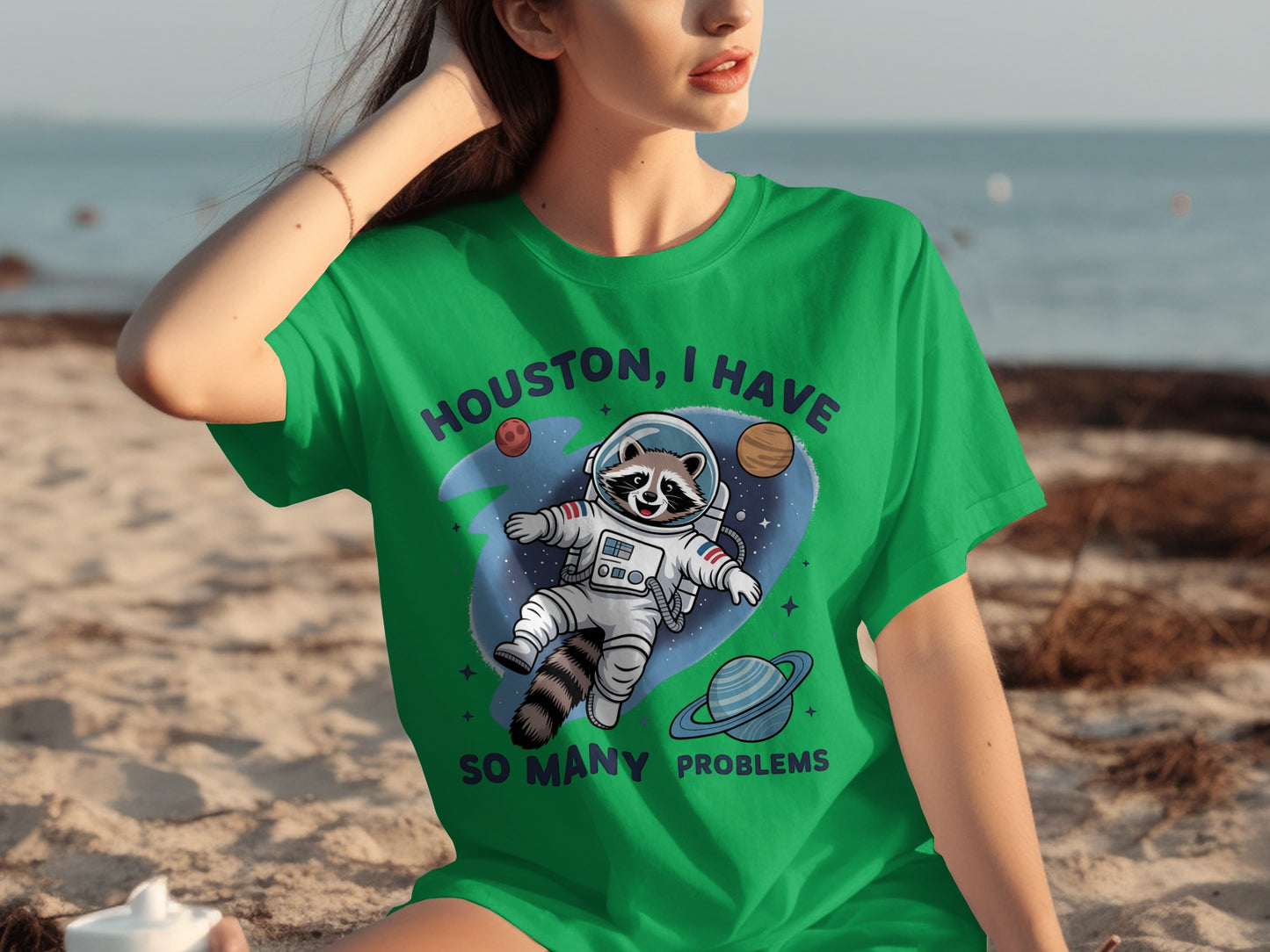 Houston I Have So Many Problems Space Astronaut Shirt