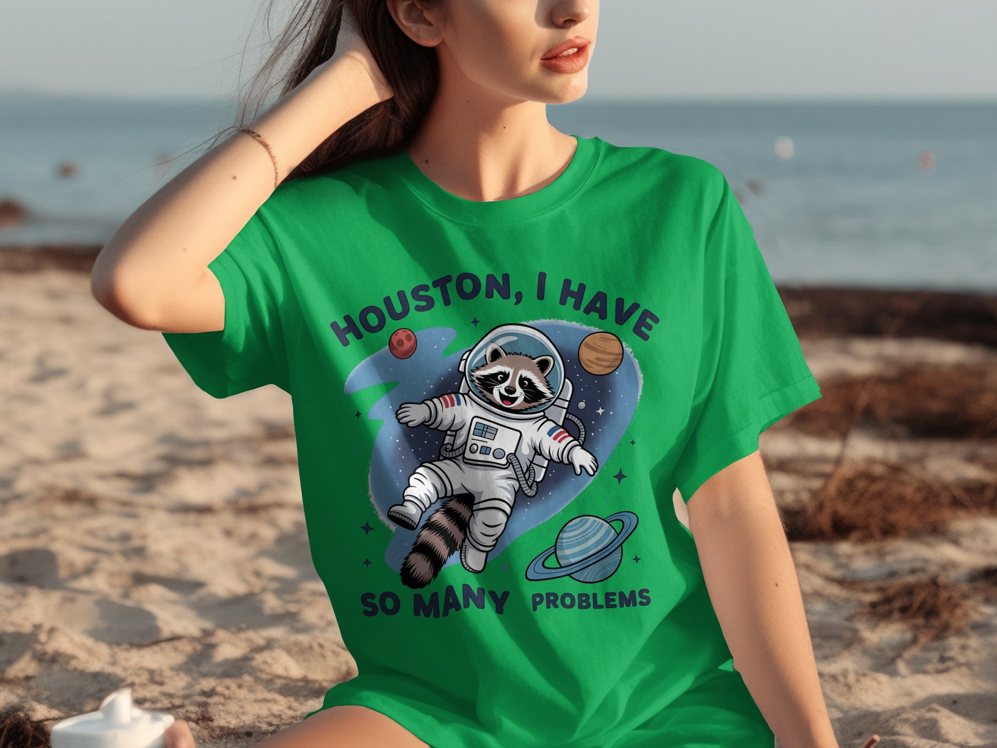Houston I Have So Many Problems Space Astronaut Shirt