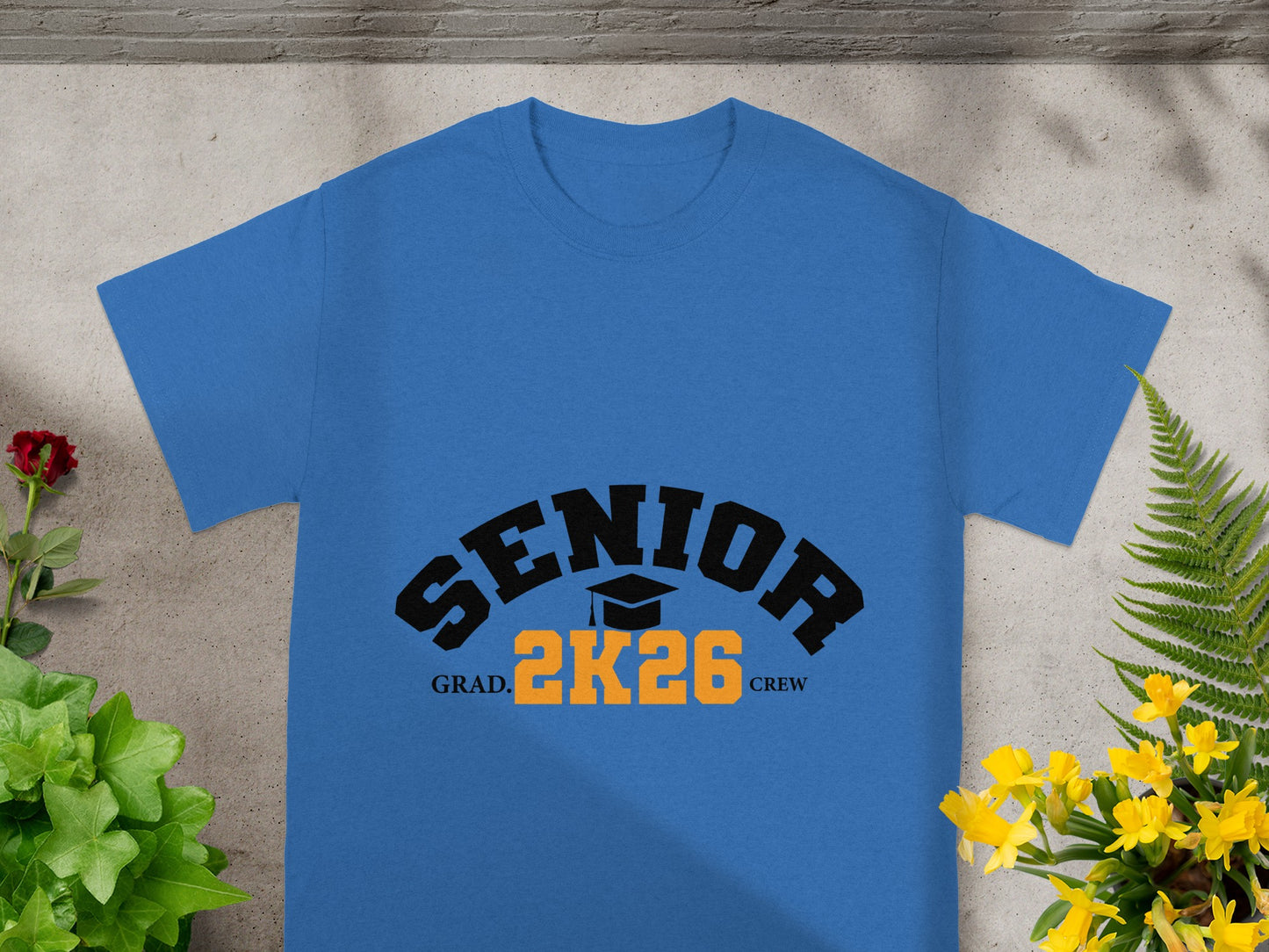 Senior 2K26 Crew Grad T-Shirt for High School Seniors