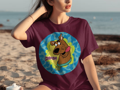 Retro Cartoon Scooby-Doo Graphic Tee Shirt Product