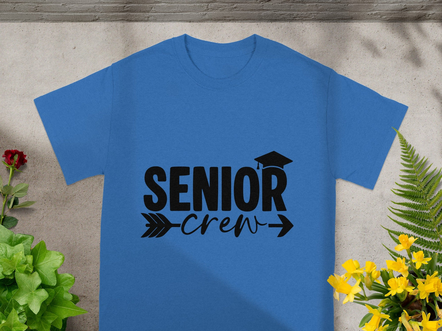 Senior Crew Graphic Design Graduation Shirt