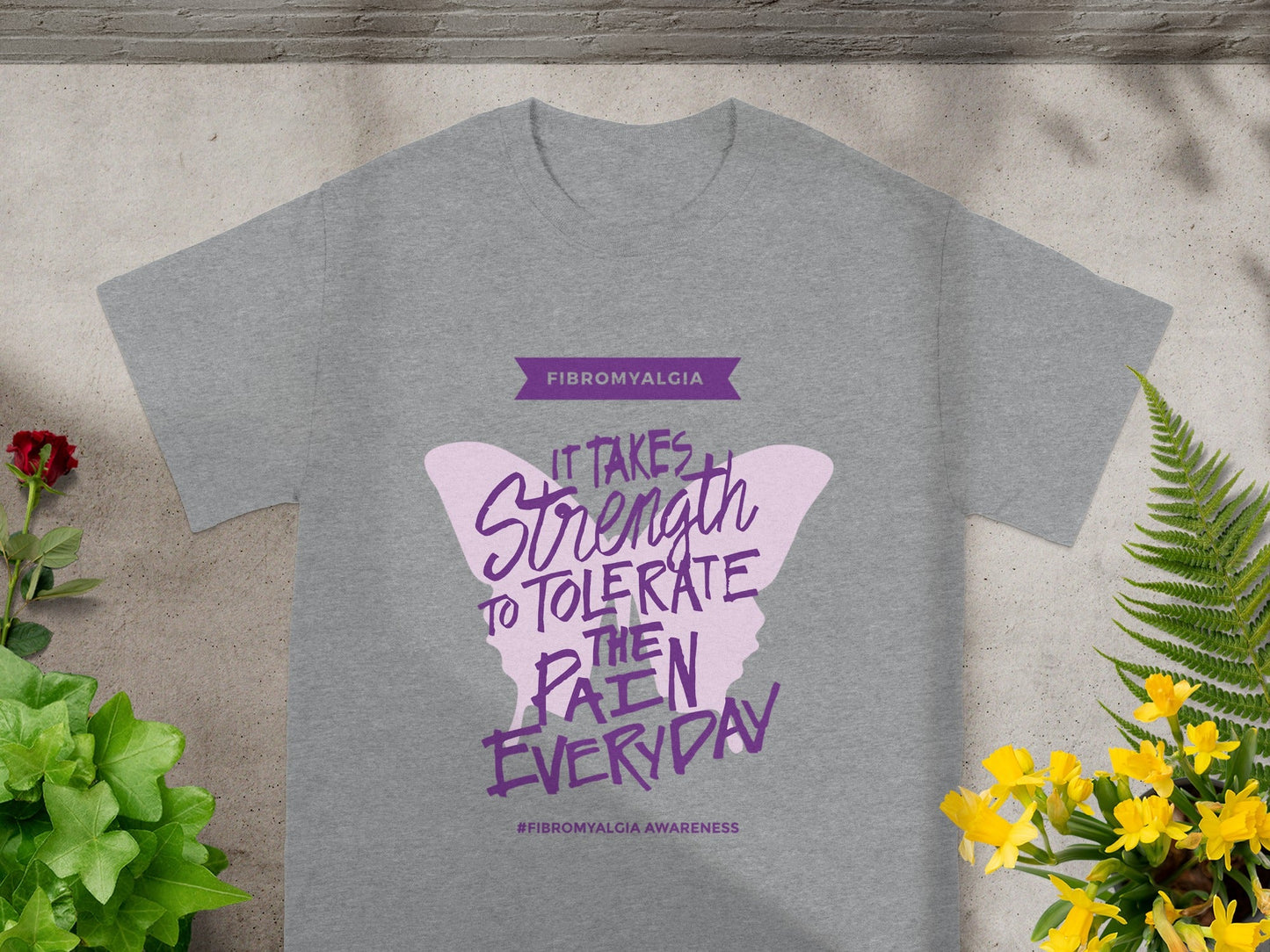 Fibromyalgia Awareness Tolerate Pain Everyday T-shirt