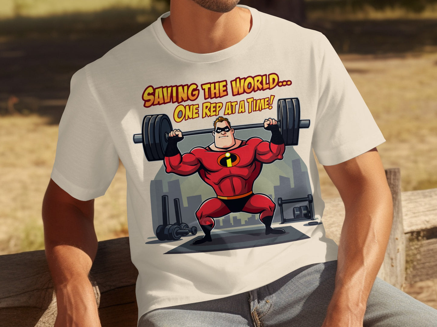 Saving the World One Rep at a Time T-shirt