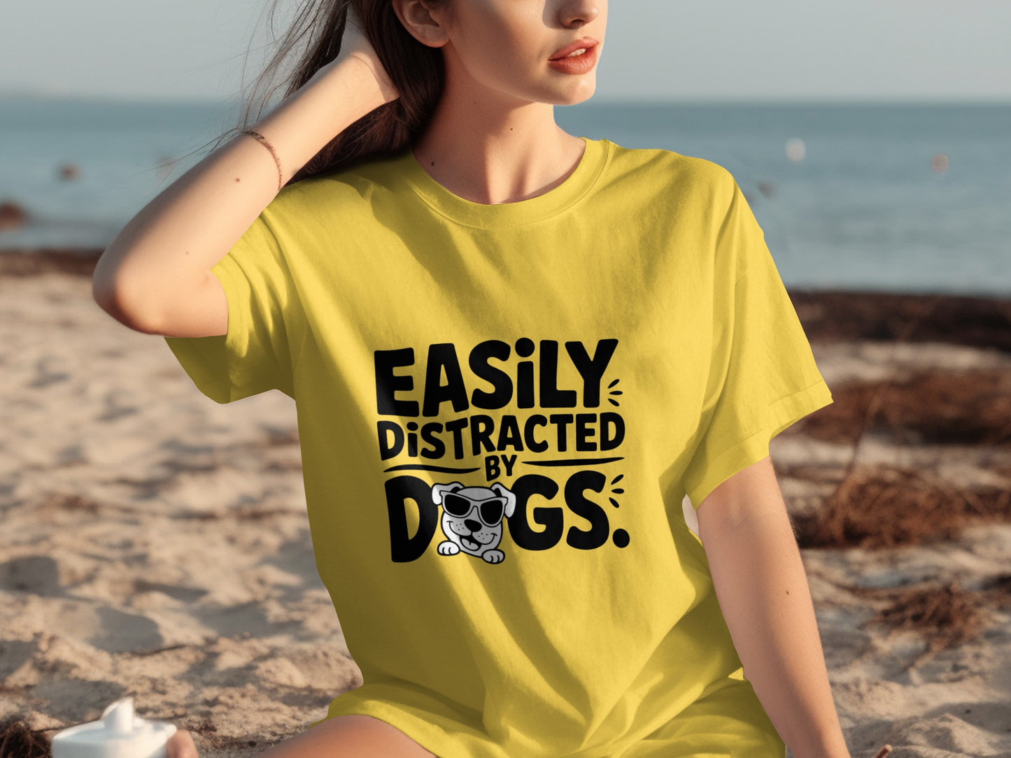 Easily Distracted By Dogs Graphic Tee