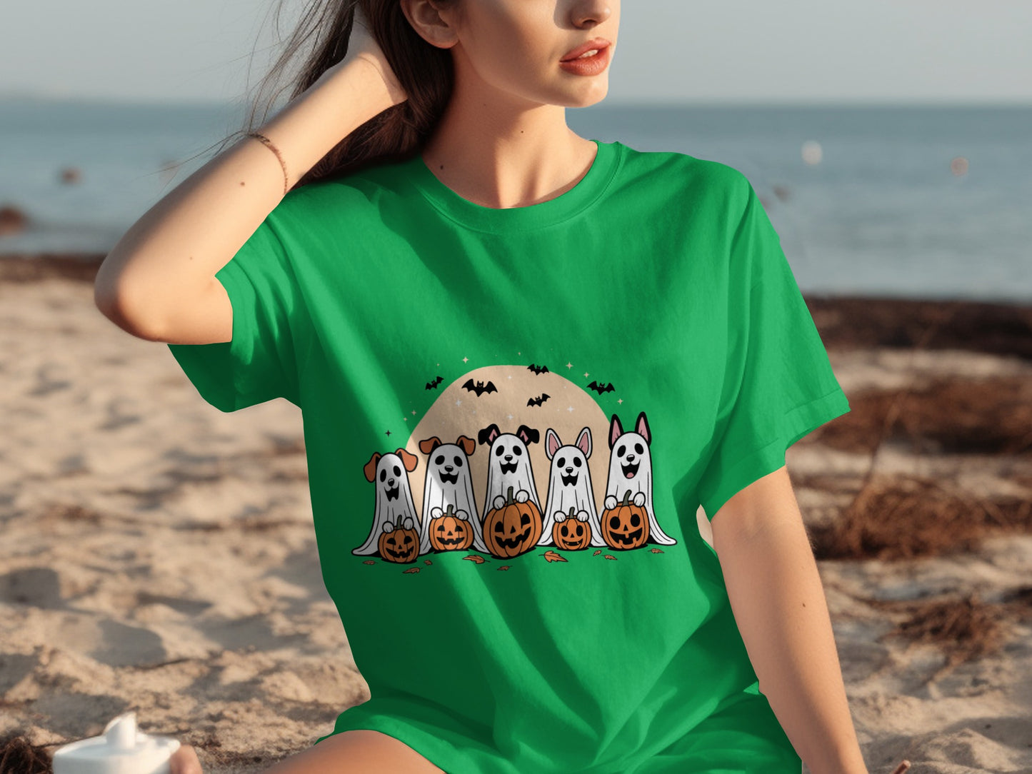 Cute Halloween Costume Dogs T-shirt Fun Holiday Tee