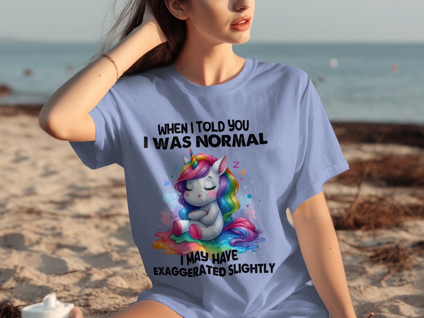 When I Told You I Was Normal Unicorn Graphic Tee