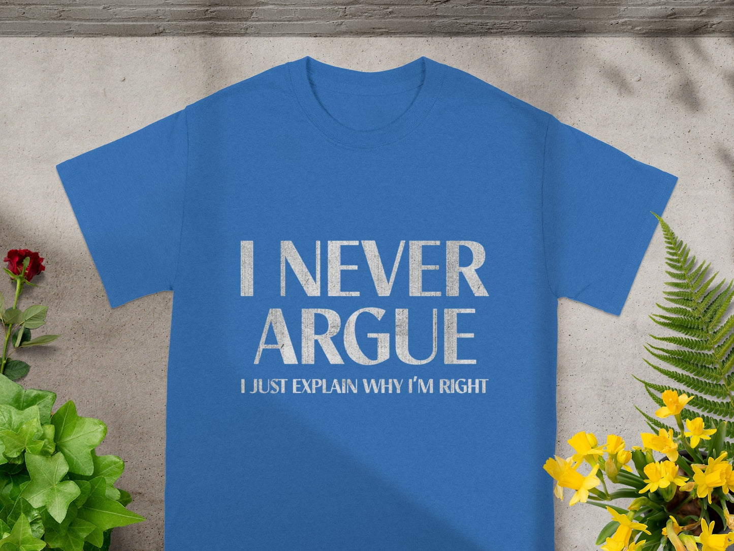 I Never Argue Just Explain Why I'm Right T-shirt