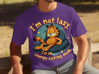 I'm Not Lazy Energy Saving Mode Graphic Tee
