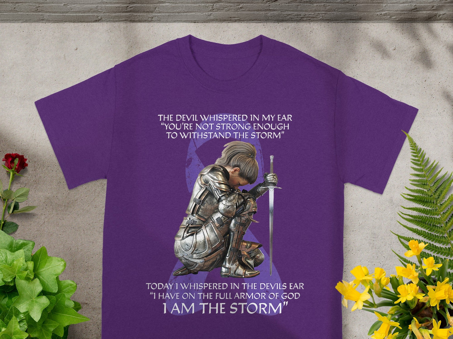 The Devil Whispered In My Ear I Am The Storm T-shirt