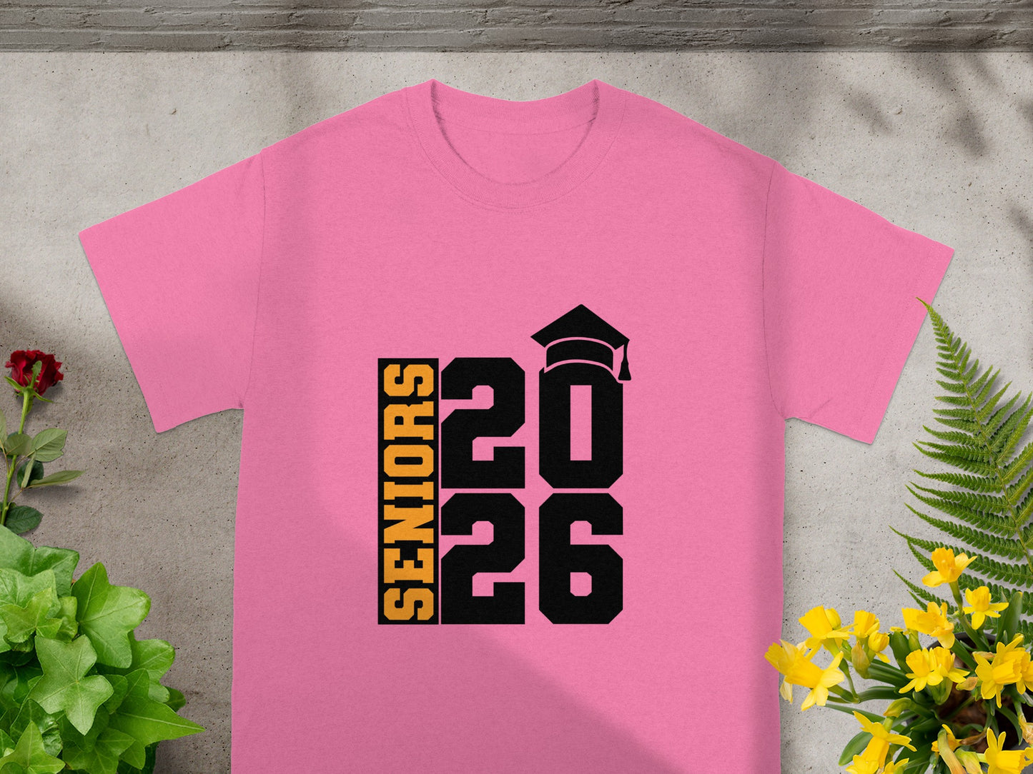 Seniors 2026 Graduation Class Shirt for School Apparel