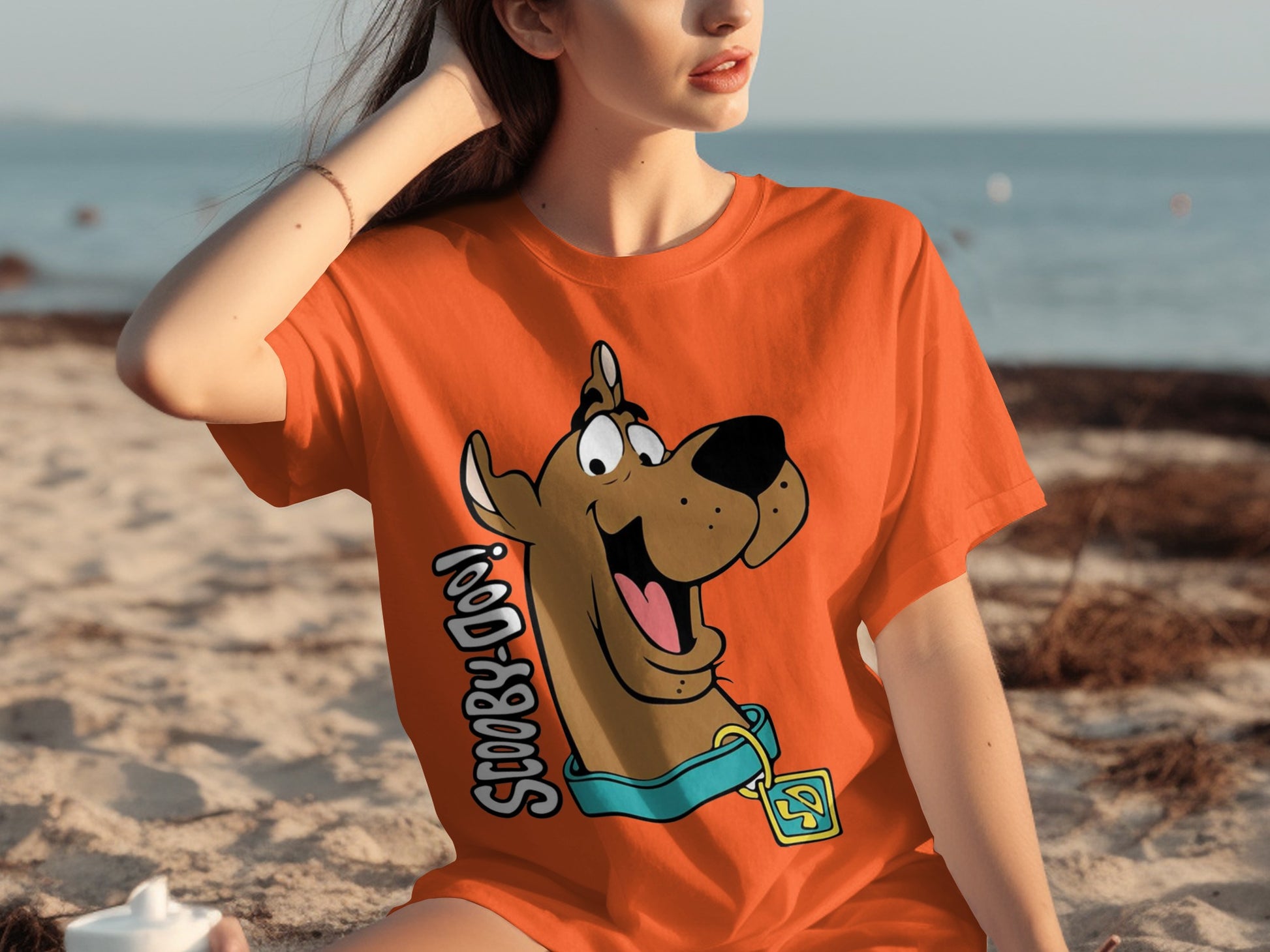 Scooby-Doo Cartoon Character Graphic T-Shirt