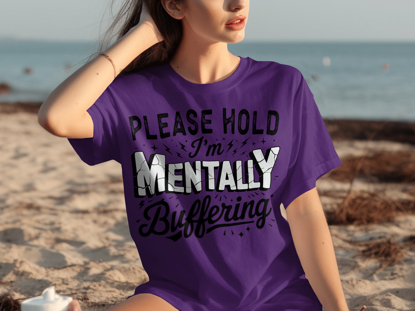 Please Hold I'm Mentally Buffering T-shirt