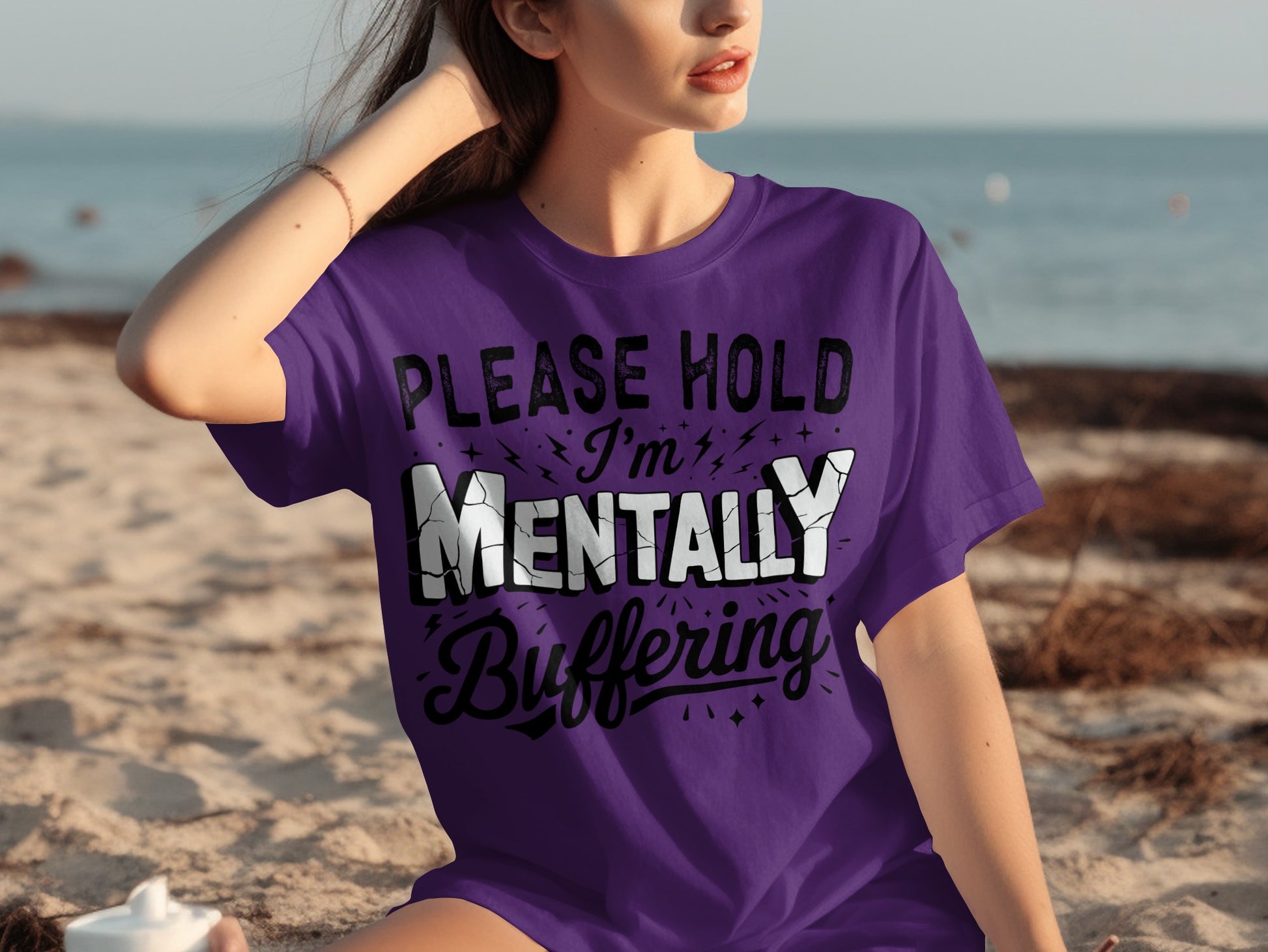 Please Hold I'm Mentally Buffering T-shirt