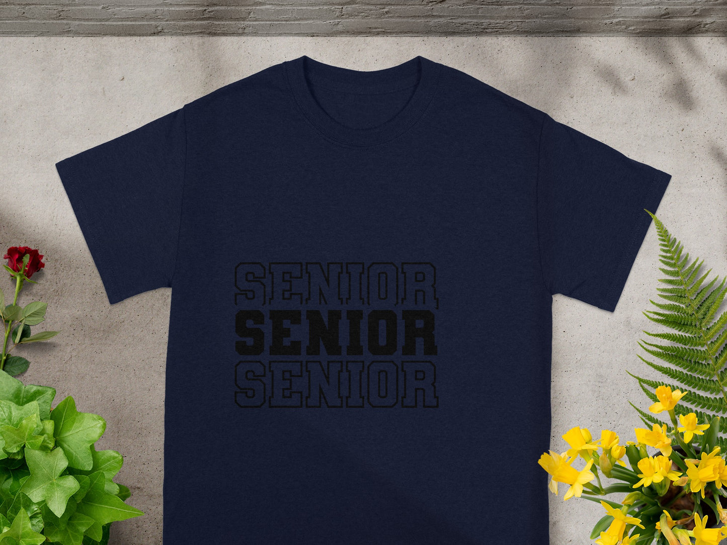 Senior Senior Senior Graphic Tee for Graduates