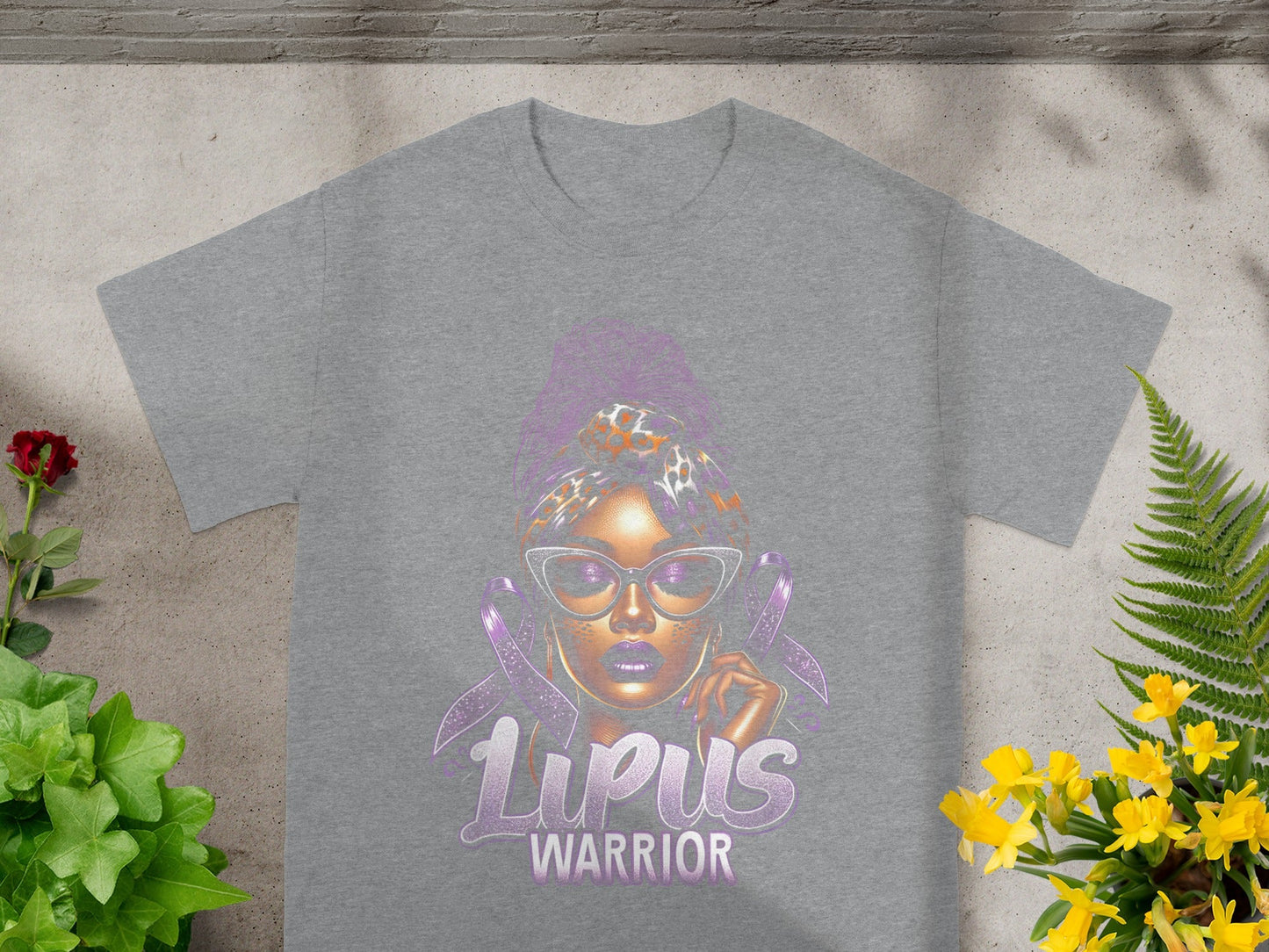 Lupus Warrior with Sunglasses Graphic T-shirt