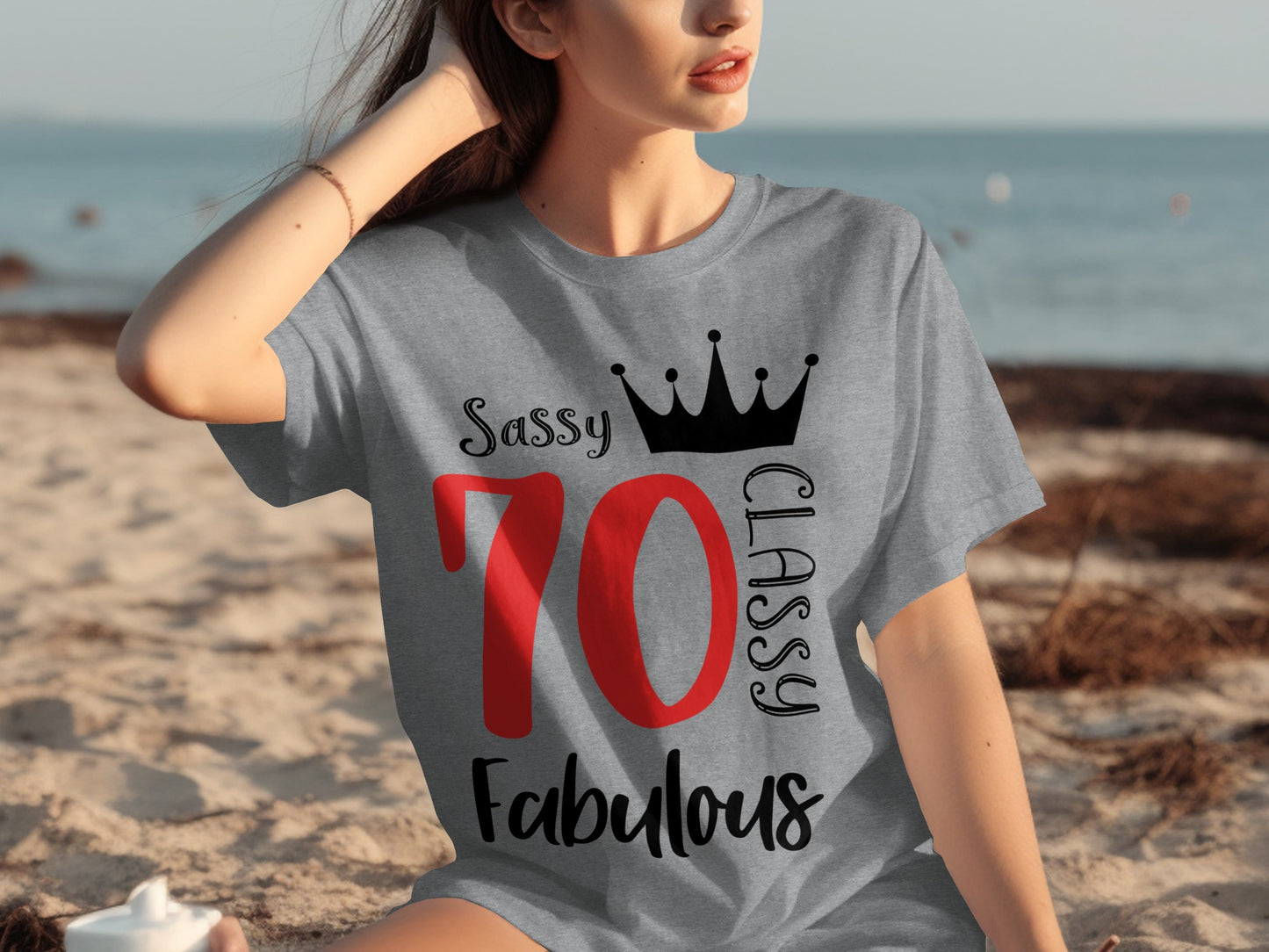 Sassy 70 Classy Fabulous Birthday Shirt for Women