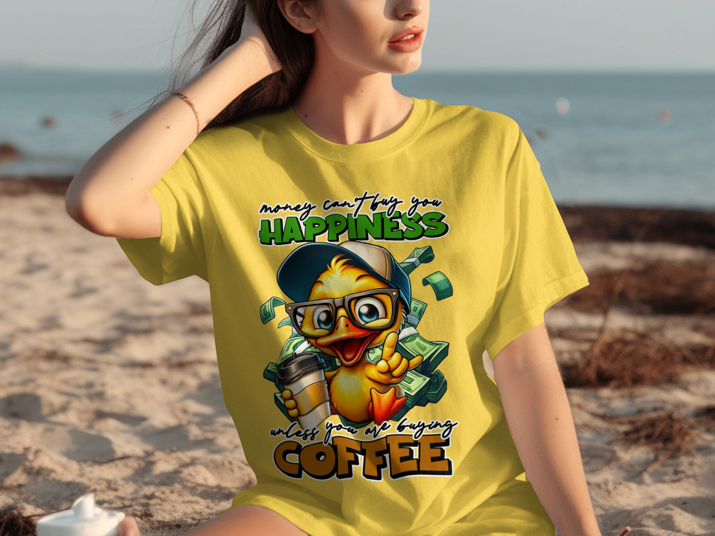 Money Can't Buy Happiness Unless You Buy Coffee Shirt