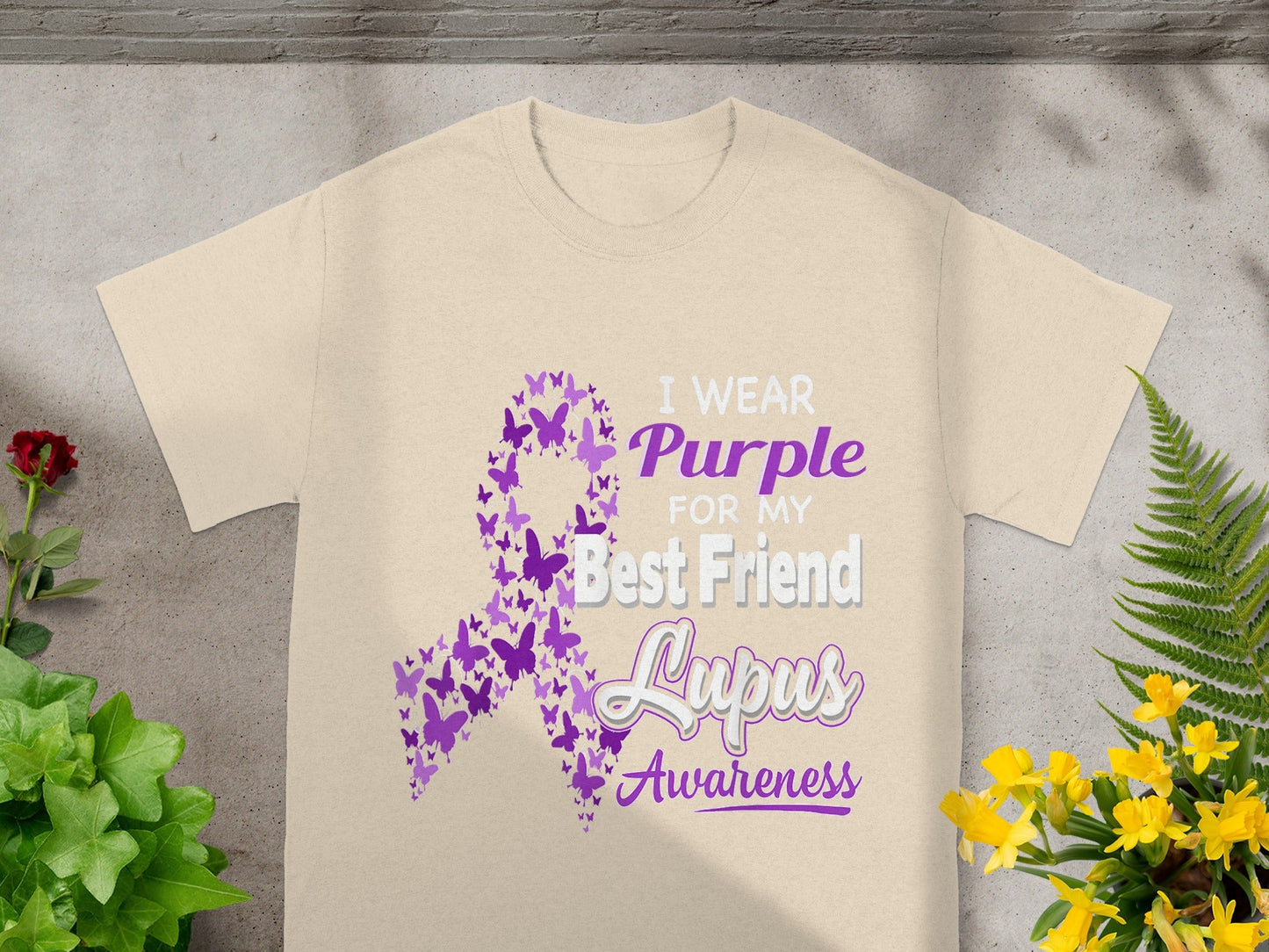 I Wear Purple Lupus Awareness For My Best Friend product