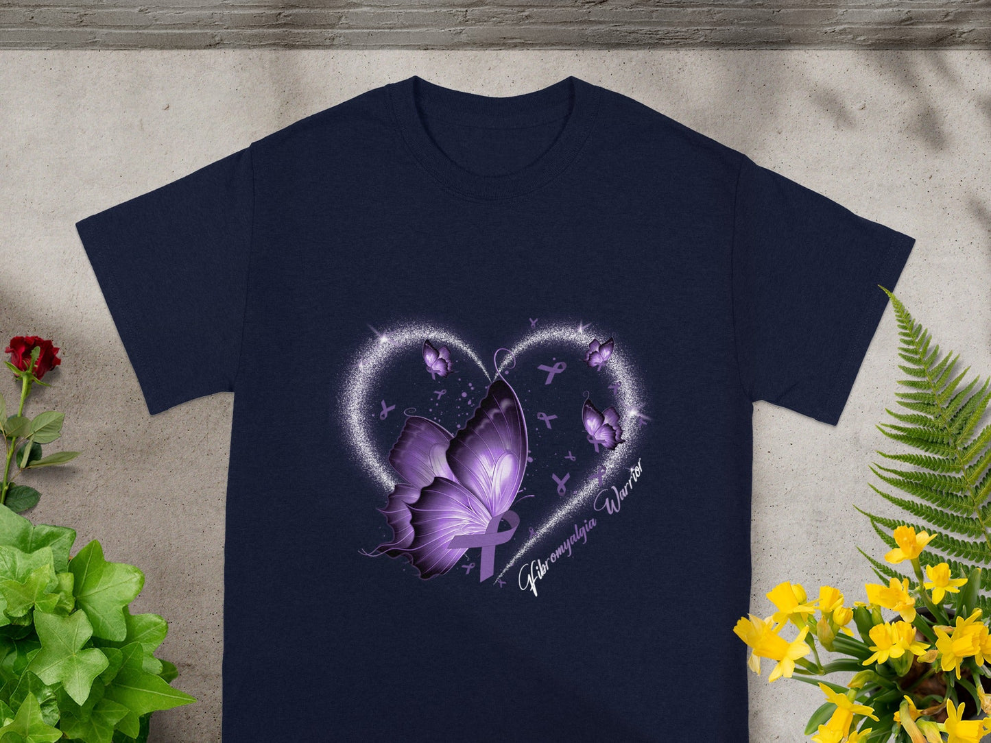 Fibromyalgia Warrior Butterfly Graphic Tee product