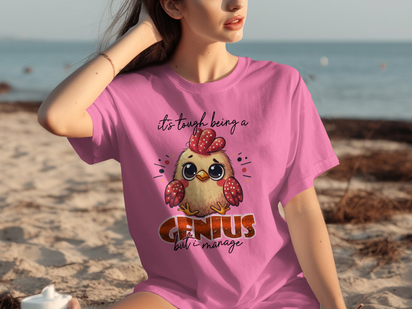 It's Tough Being A Genius But I Manage T-shirt