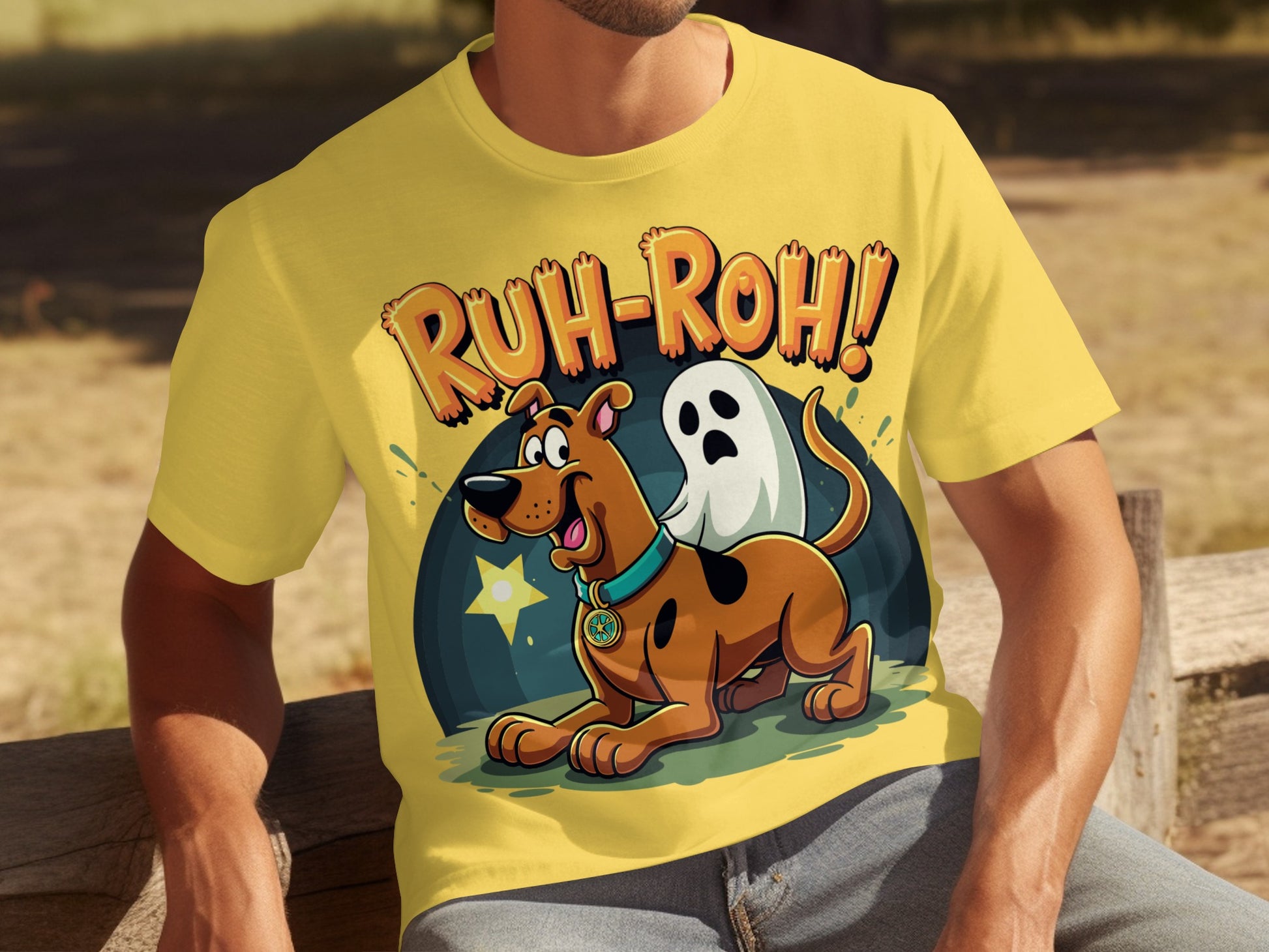 Ruh-Roh Cartoon Graphic T-shirt for Men and Women