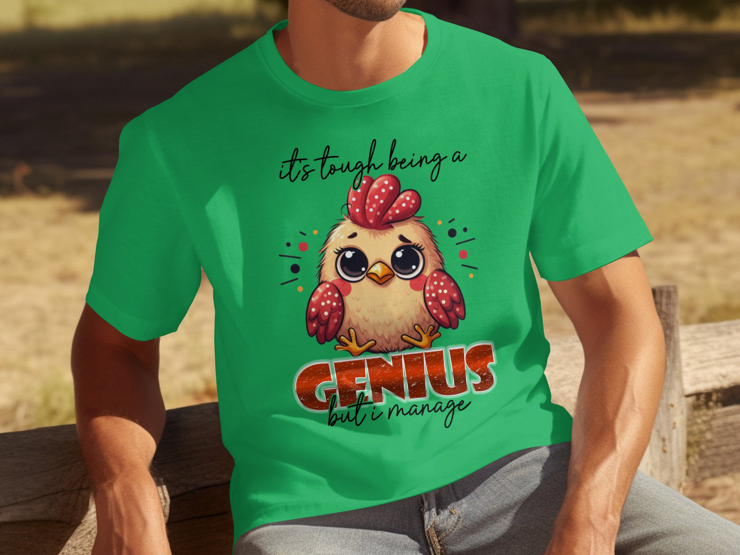 It's Tough Being A Genius But I Manage T-shirt