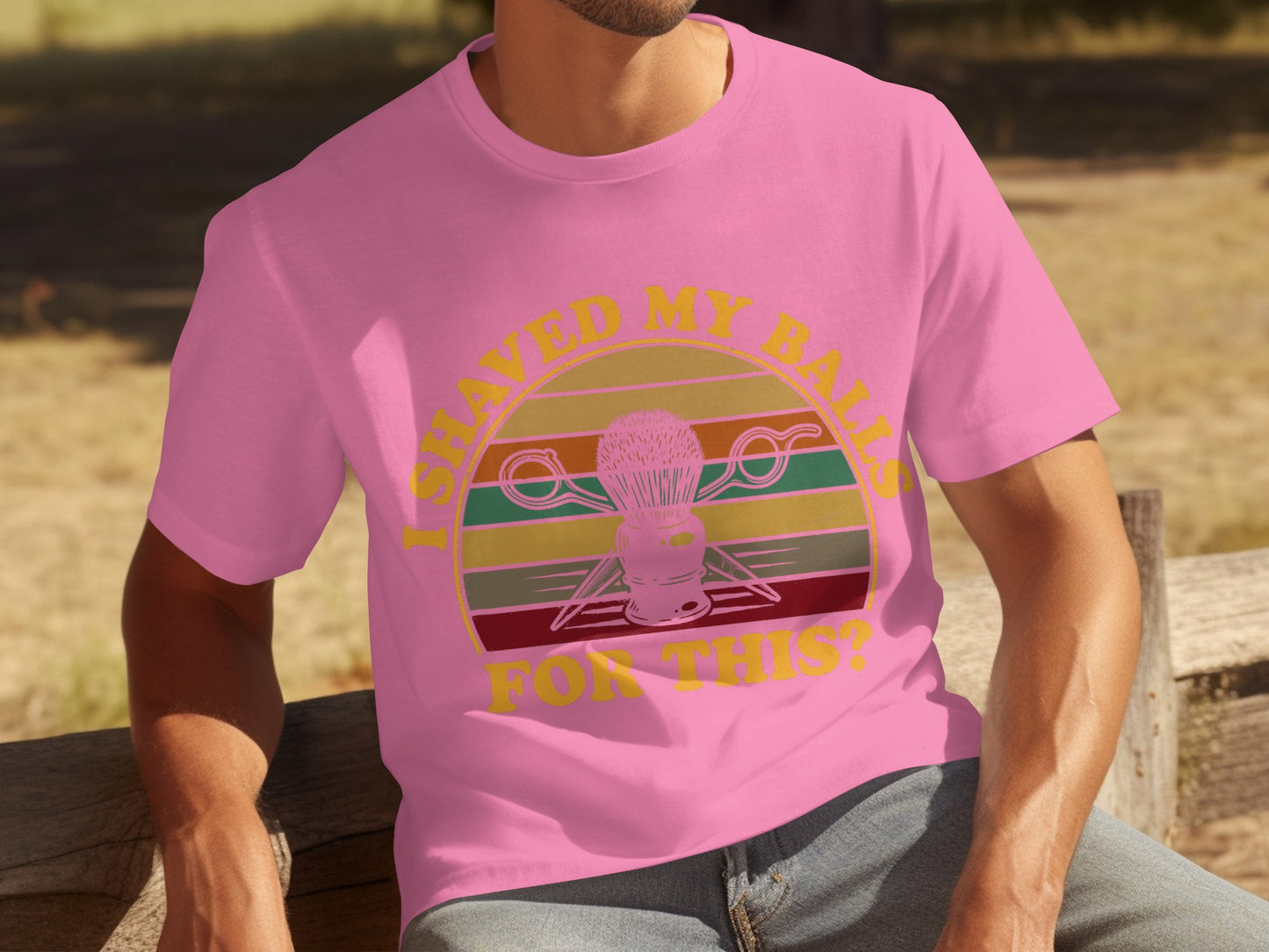 Retro Style I Shaved My Balls For This Shirt